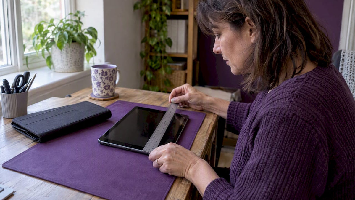 Checking an older tablet against a case
