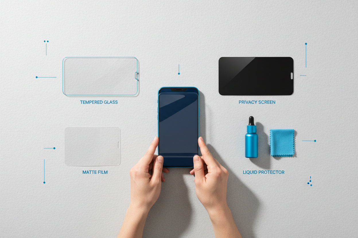 Types of screen protectors and how to choose the one that best suits your needs.