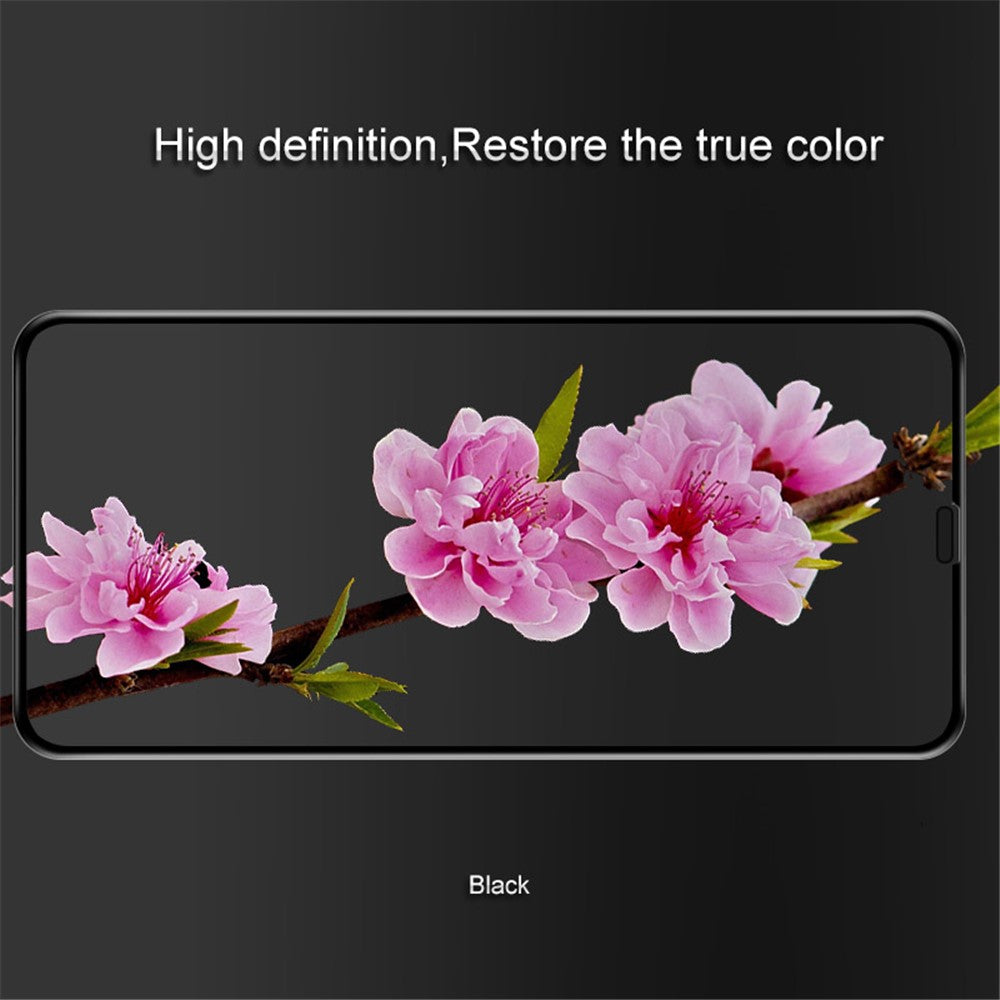 Full Coverage Tempered Glass Screen Protector IMAK Pro+ for iPhone (2019) 6.1" / XR 6.1 inch- Black