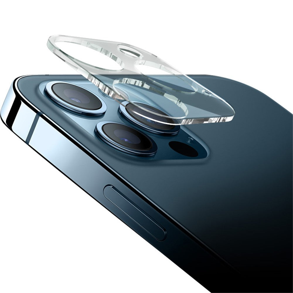 Tempered Glass HD Camera Lens Film + Acrylic Lens Cap IMAK for iPhone 12 Pro Max