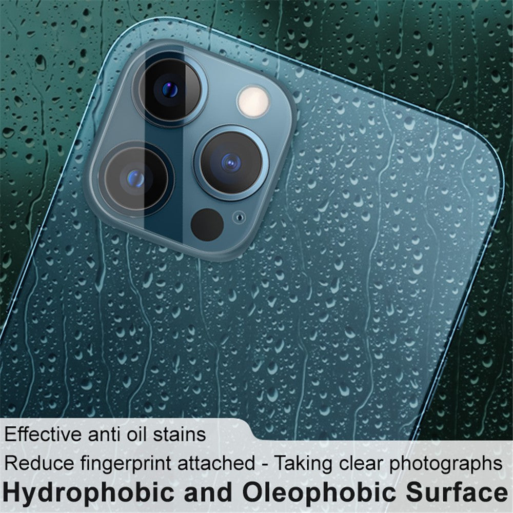 Tempered Glass HD Camera Lens Film + Acrylic Lens Cap IMAK for iPhone 12 Pro Max