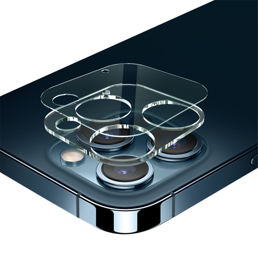 Tempered Glass HD Camera Lens Film + Acrylic Lens Cap IMAK for iPhone 12 Pro Max
