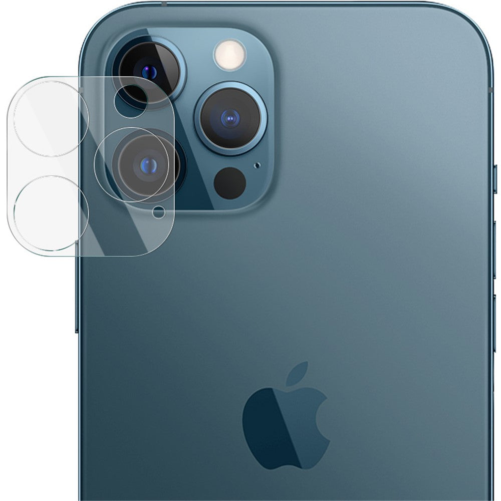 Tempered Glass HD Camera Lens Film + Acrylic Lens Cap IMAK for iPhone 12 Pro Max