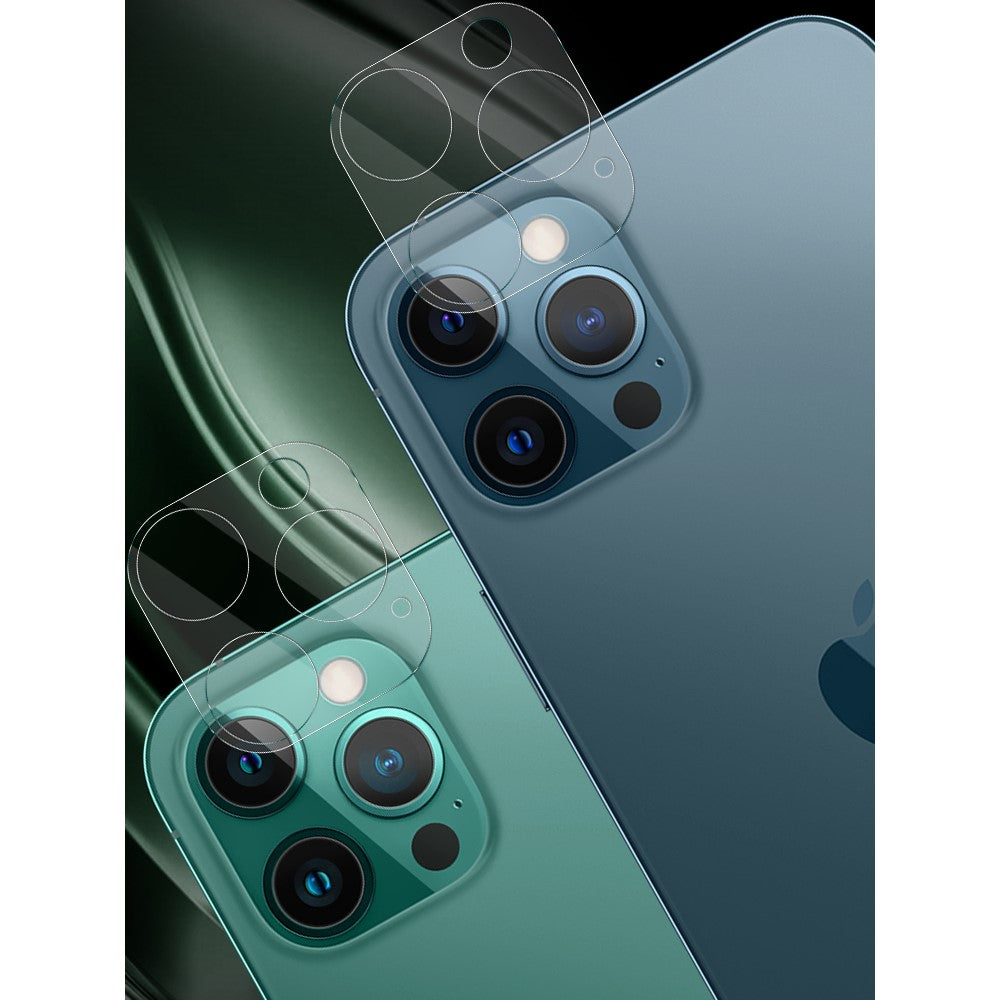 Tempered Glass HD Camera Lens Film + Acrylic Lens Cap IMAK for iPhone 12 Pro Max
