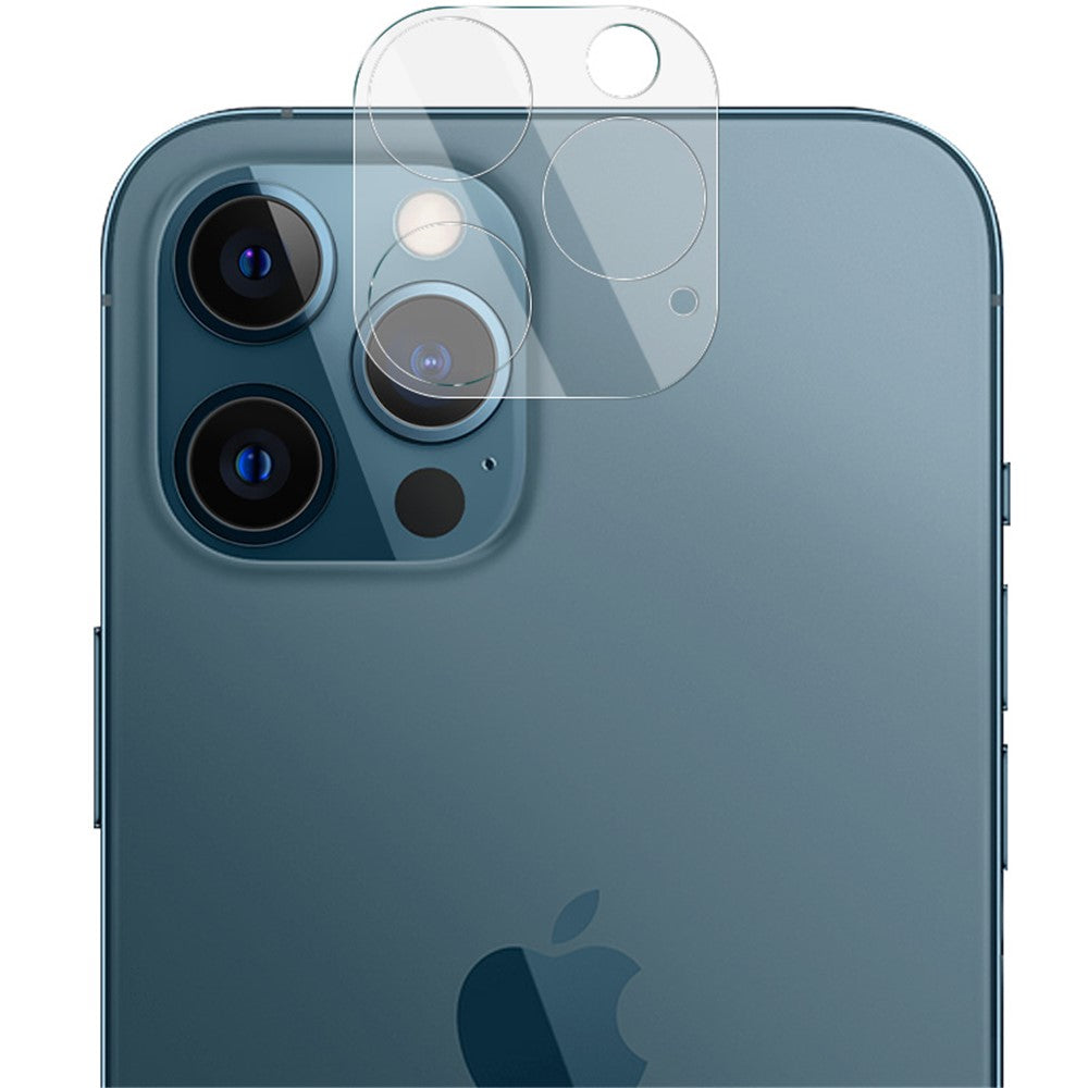 Tempered Glass HD Camera Lens Film + Acrylic Lens Cap IMAK for iPhone 12 Pro Max
