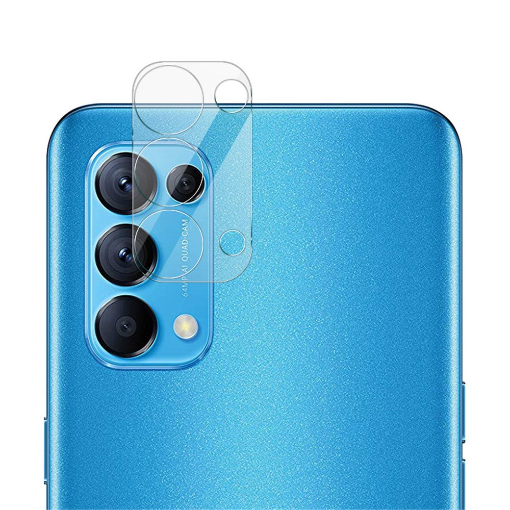 Tempered Glass HD Camera Lens Film + Acrylic Lens Cap IMAK for Oppo Find X3 Lite