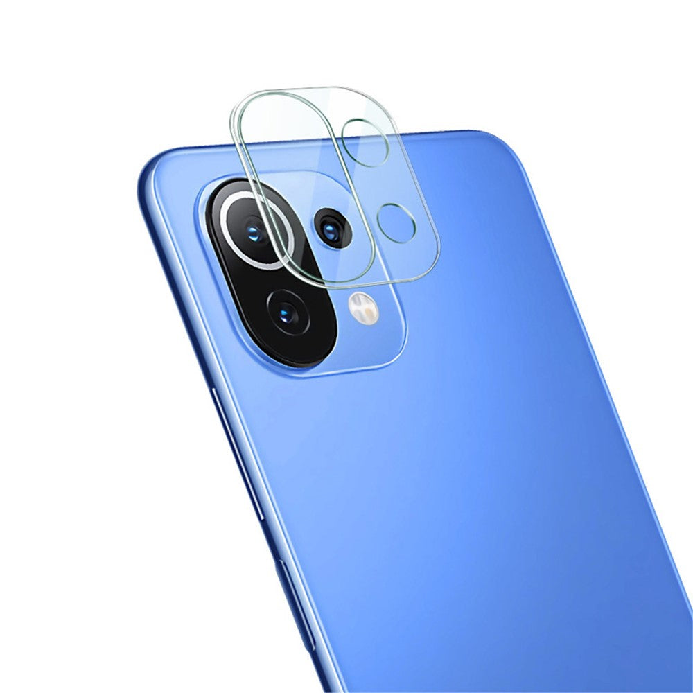 Tempered Glass HD Camera Lens Film + Acrylic Lens Cap IMAK for Xiaomi Mi 11 Lite 5G / 4G / 11 Lite 5G NE