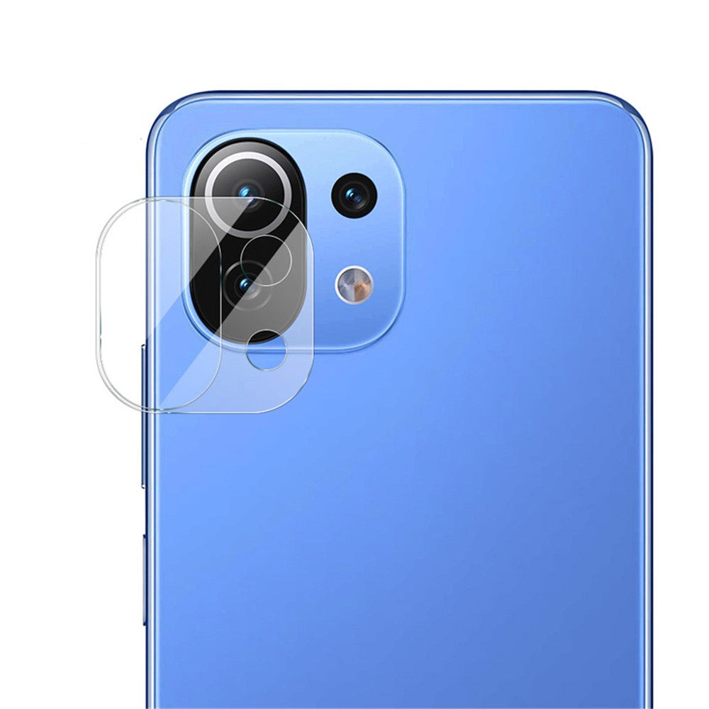 Tempered Glass HD Camera Lens Film + Acrylic Lens Cap IMAK for Xiaomi Mi 11 Lite 5G / 4G / 11 Lite 5G NE