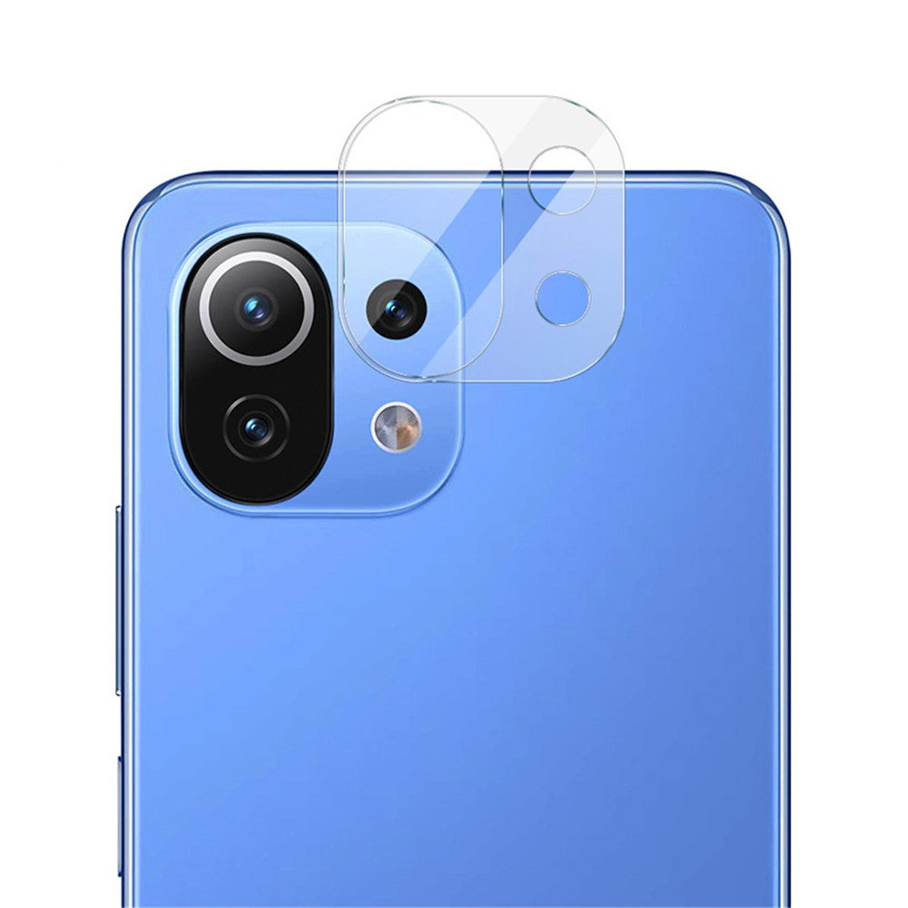 Tempered Glass HD Camera Lens Film + Acrylic Lens Cap IMAK for Xiaomi Mi 11 Lite 5G / 4G / 11 Lite 5G NE
