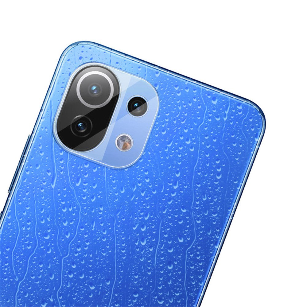 Tempered Glass Camera Lens Film+Acrylic Lens Cap IMAK for Xiaomi Mi 11 Lite 5G / 4G / 11 Lite 5G NE