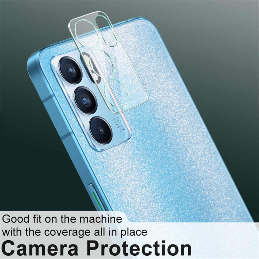 Clear Integrated Tempered Glass + Acrylic Lens Cap Camera Lens Protector IMAK for Oppo Reno6 5G