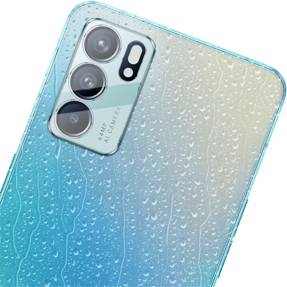 Clear Integrated Tempered Glass + Acrylic Lens Cap Camera Lens Protector IMAK for Oppo Reno6 5G