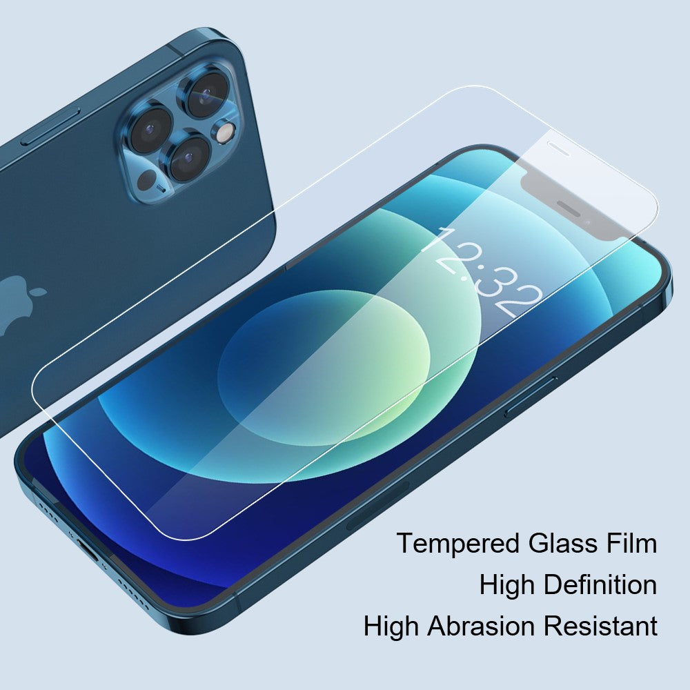 AMORUS Ultra Clear Tempered Glass Screen Protector for iPhone 13 / 13 Pro / 14