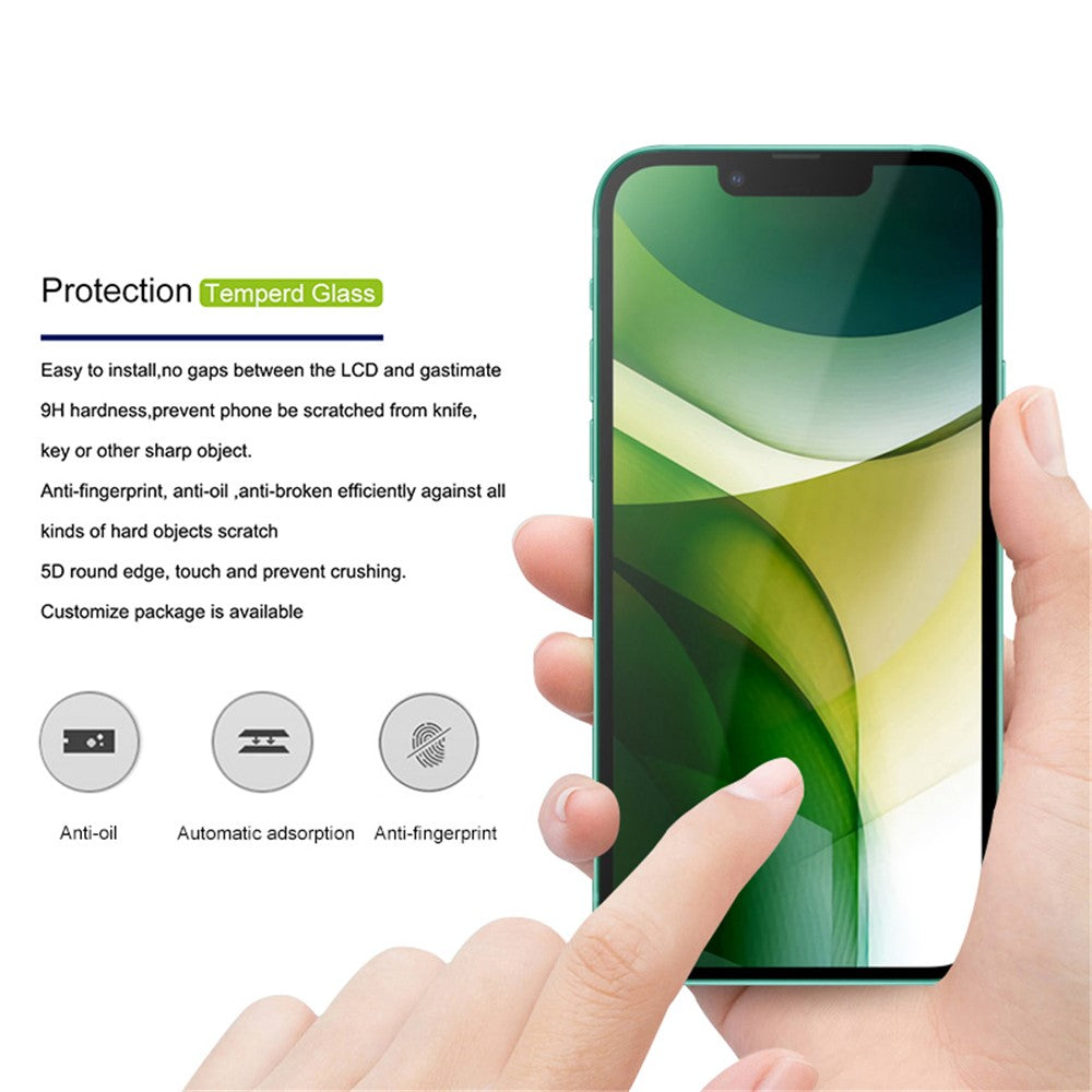 Case Compatible Explosion-proof Tempered Glass Screen Protector AMORUS for iPhone 13 Pro Max / 14 Plus