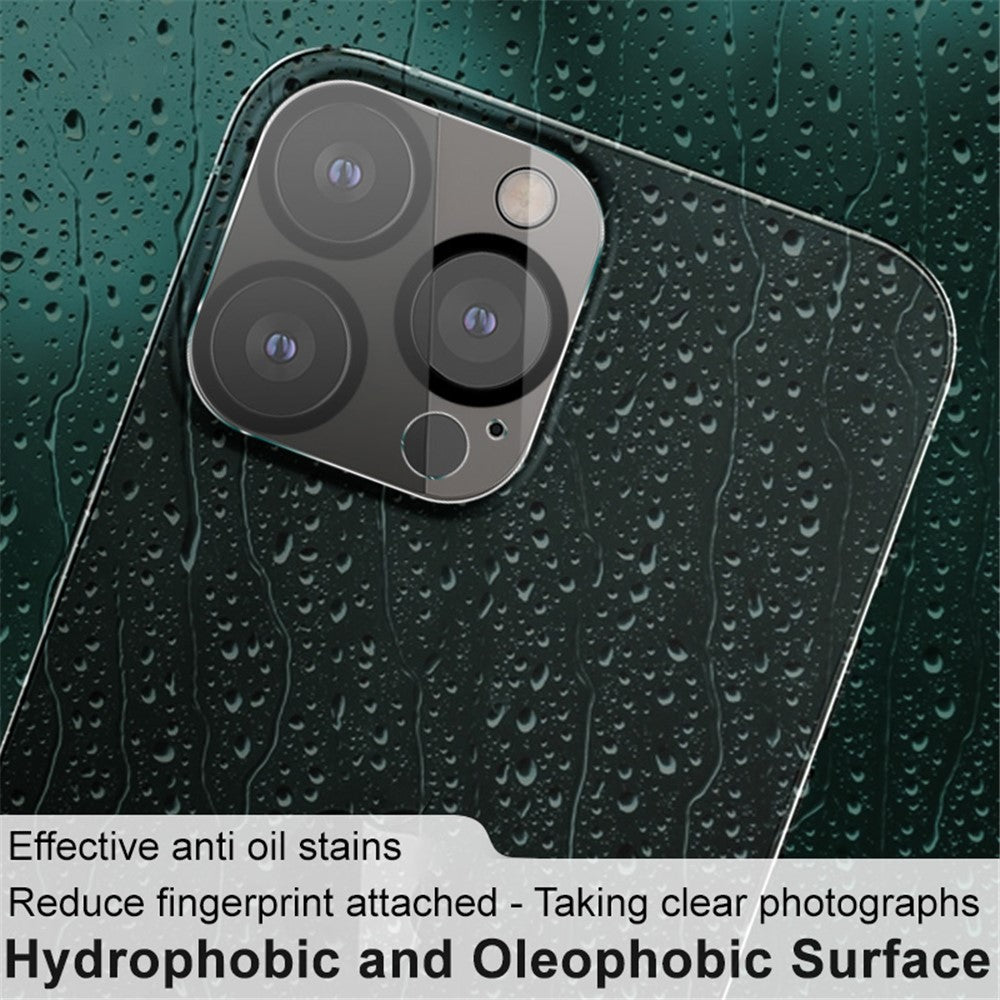 Tempered Glass Camera Lens Film+Acrylic Lens Cap IMAK for iPhone 13 Pro / 13 Pro Max