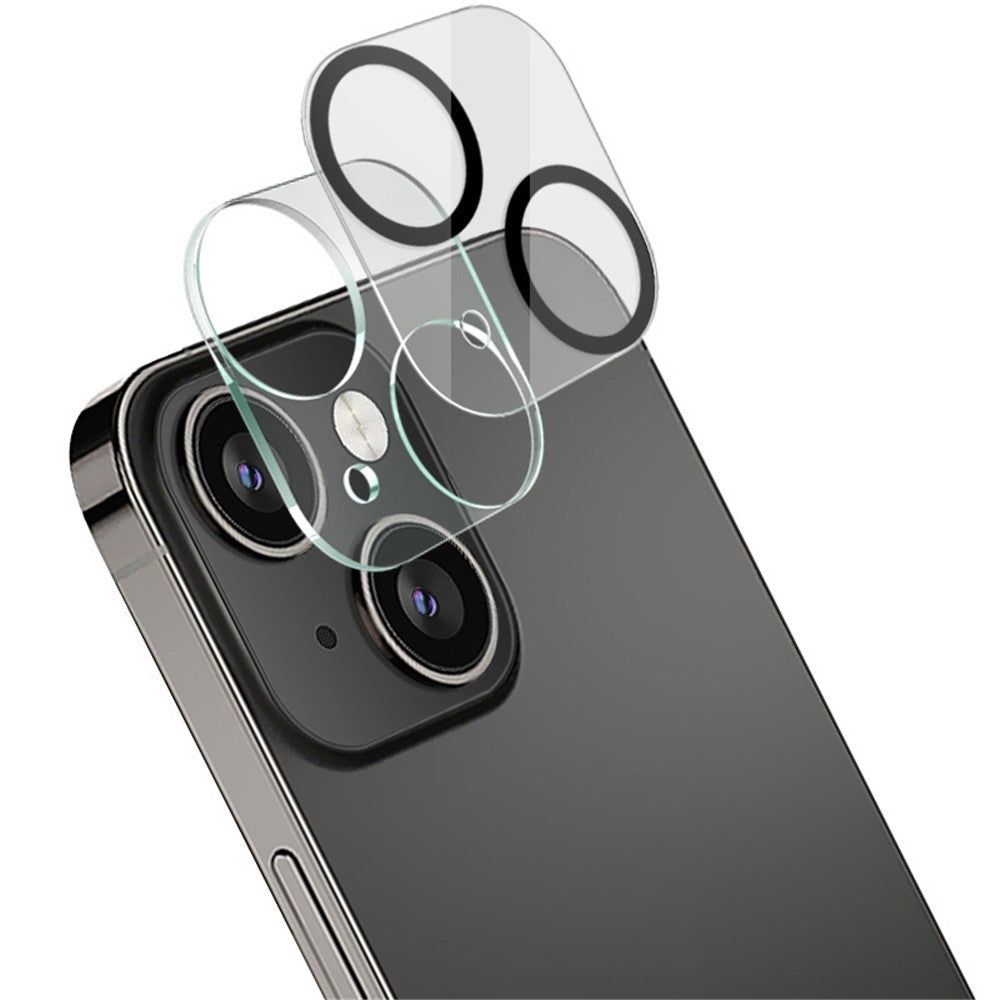 Tempered Glass HD Camera Lens Film + Acrylic Lens Cap IMAK for iPhone 13 / 13 mini