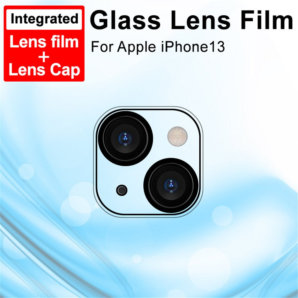 Tempered Glass HD Camera Lens Film + Acrylic Lens Cap IMAK for iPhone 13 / 13 mini