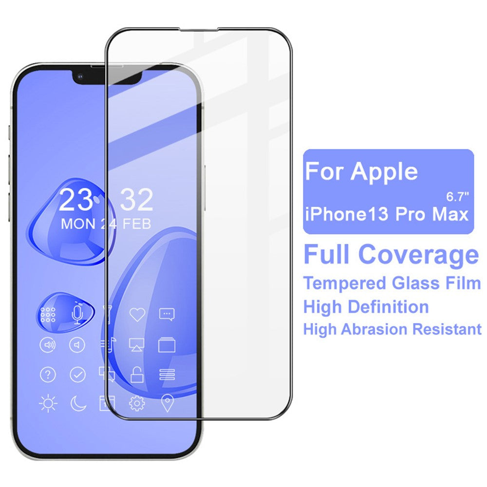 Full Coverage Tempered Glass Screen Protector IMAK Pro+ for iPhone 13 Pro Max