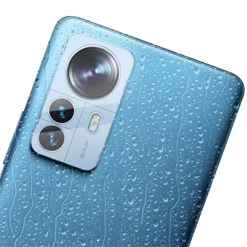 Tempered Glass HD Camera Lens Film + Acrylic Lens Cap IMAK for Xiaomi 12 Pro 5G / 12S Pro 5G /12 Pro (Dimensity) 5G