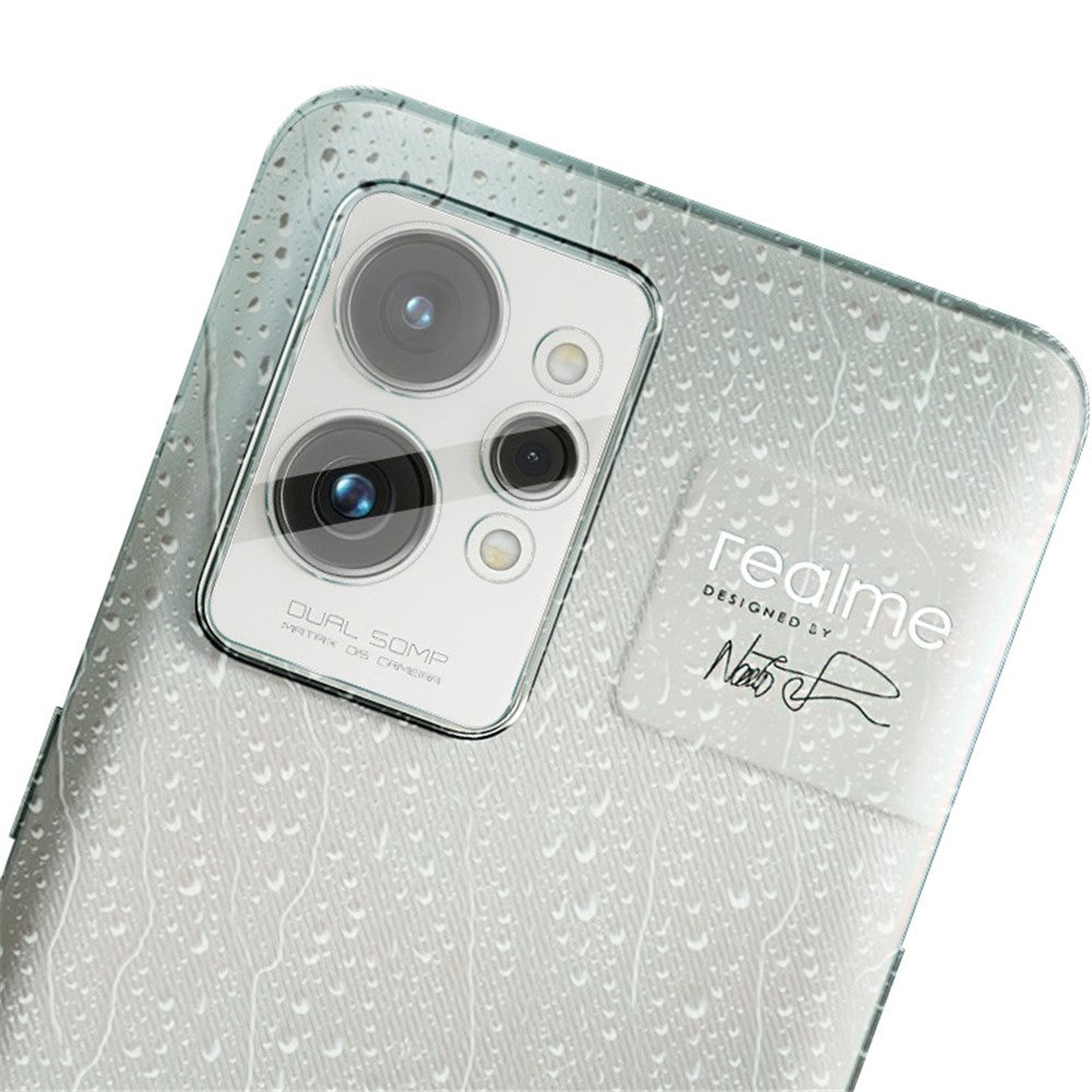 Tempered Glass HD Camera Lens Film + Acrylic Lens Cap IMAK For Realme GT2 Pro