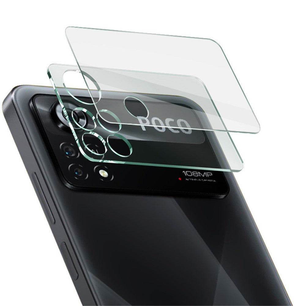 Tempered Glass Camera Lens Film+Acrylic Lens Cap IMAK For Xiaomi Poco X4 Pro 5G