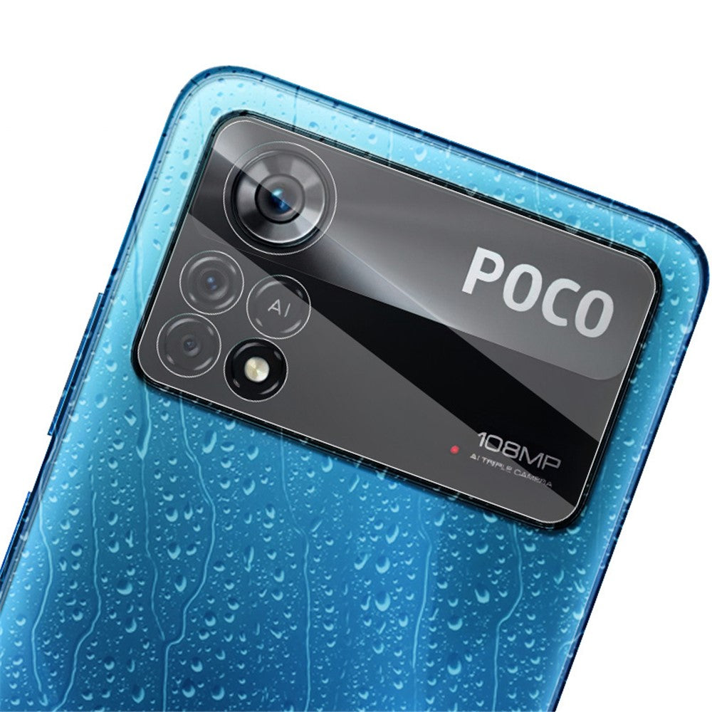 Tempered Glass Camera Lens Film+Acrylic Lens Cap IMAK For Xiaomi Poco X4 Pro 5G