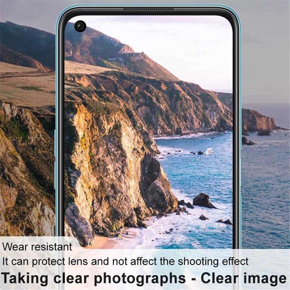 Tempered Glass HD Camera Lens Film + Acrylic Lens Cap IMAK for Oppo A96 4G