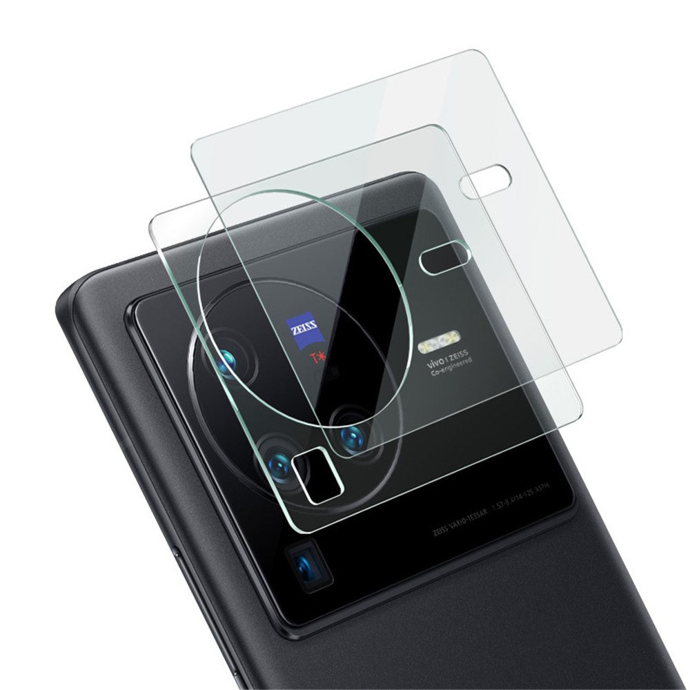 Tempered Glass HD Camera Lens Film + Acrylic Lens Cap IMAK for vivo X80 Pro 5G
