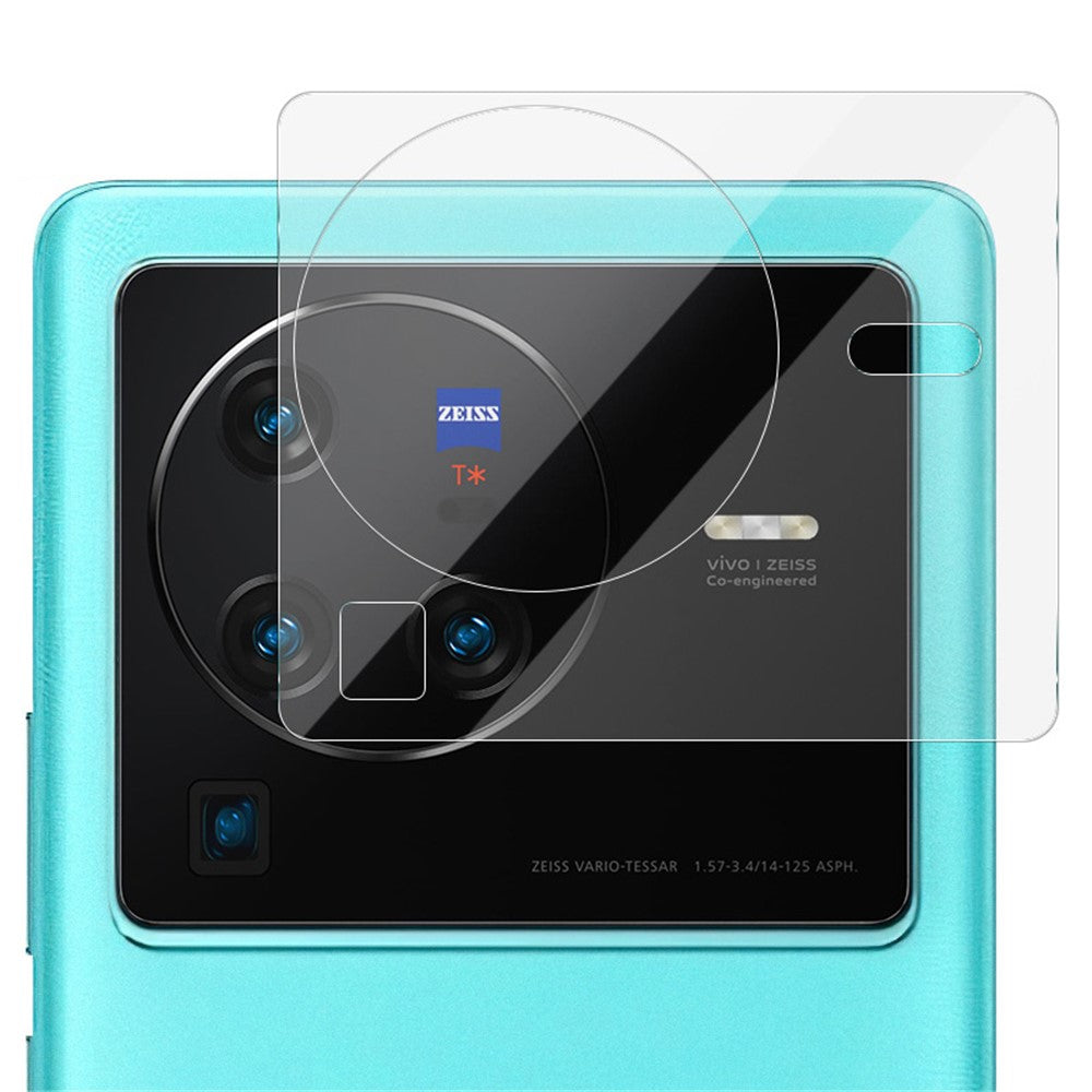 Tempered Glass HD Camera Lens Film + Acrylic Lens Cap IMAK for vivo X80 Pro 5G