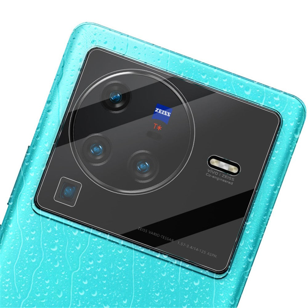 Tempered Glass HD Camera Lens Film + Acrylic Lens Cap IMAK for vivo X80 Pro 5G