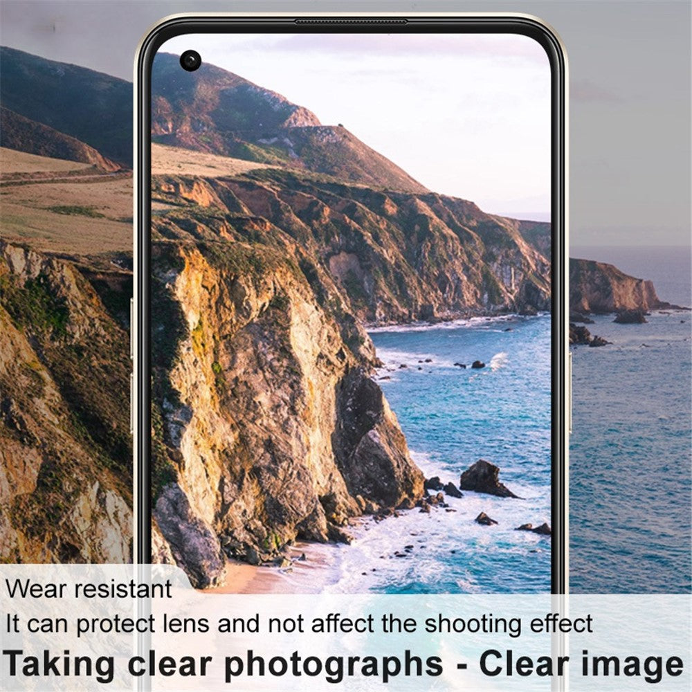 Tempered Glass HD Camera Lens Film + Acrylic Lens Cap IMAK for Oppo Reno8 5G / Reno8 5G (Global Version)