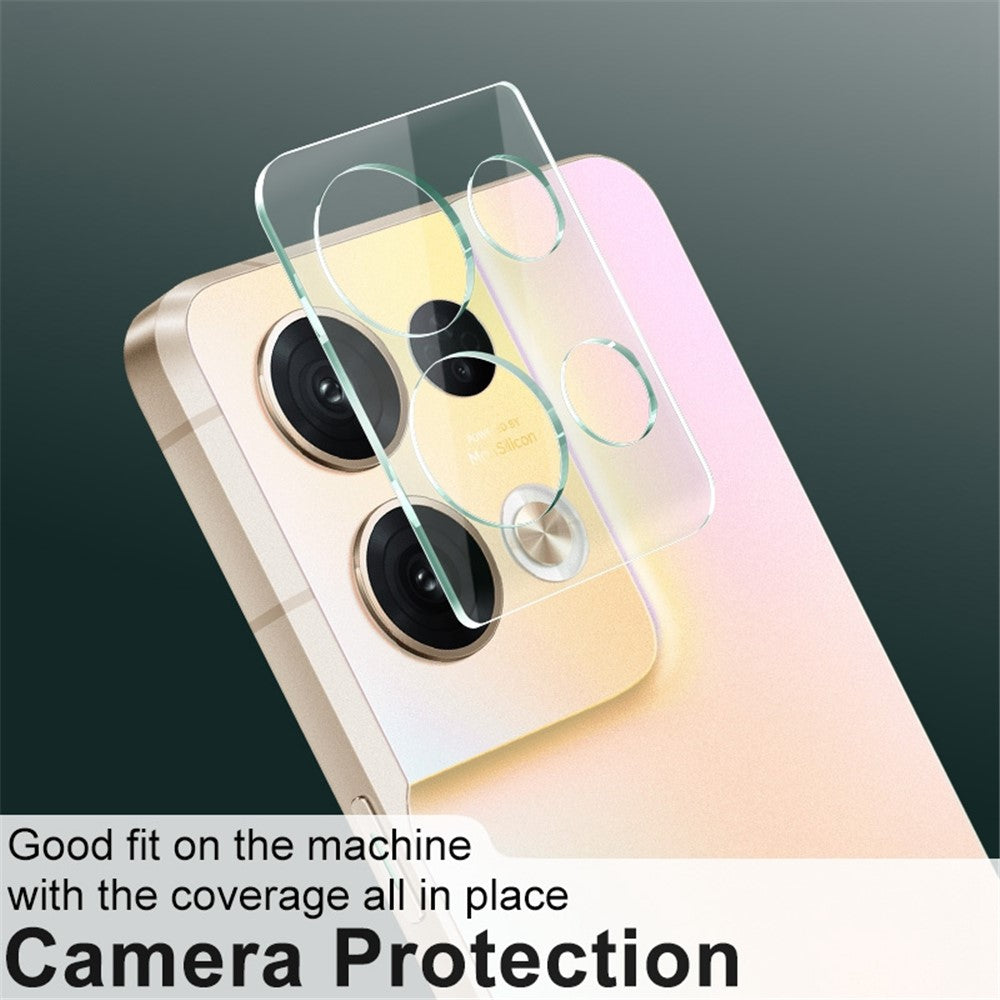 Tempered Glass Camera Lens Film+Acrylic Lens Cap IMAK for Oppo Reno8 Pro 5G HD