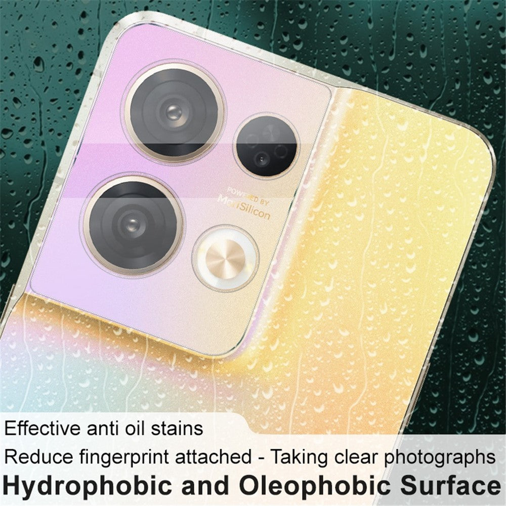 Tempered Glass Camera Lens Film+Acrylic Lens Cap IMAK for Oppo Reno8 Pro 5G HD