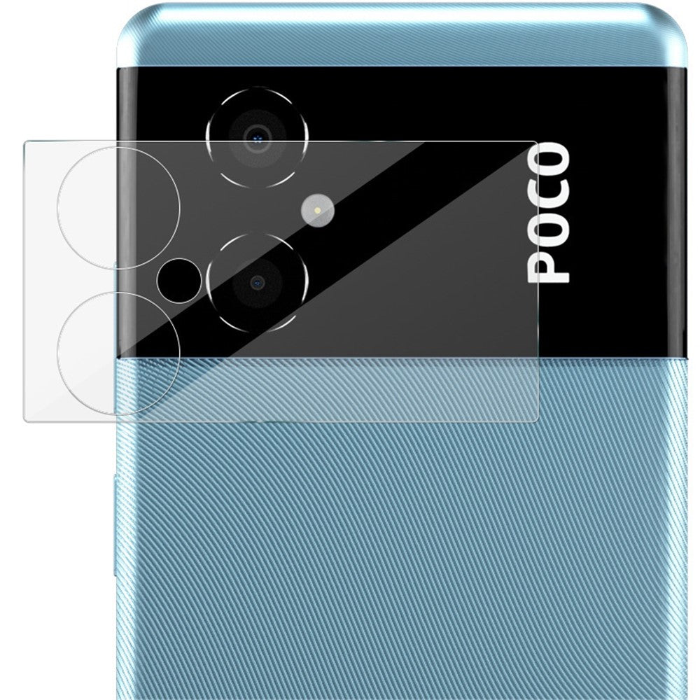 Tempered Glass Camera Lens Film+Acrylic Lens Cap IMAK for Xiaomi Poco M4 5G