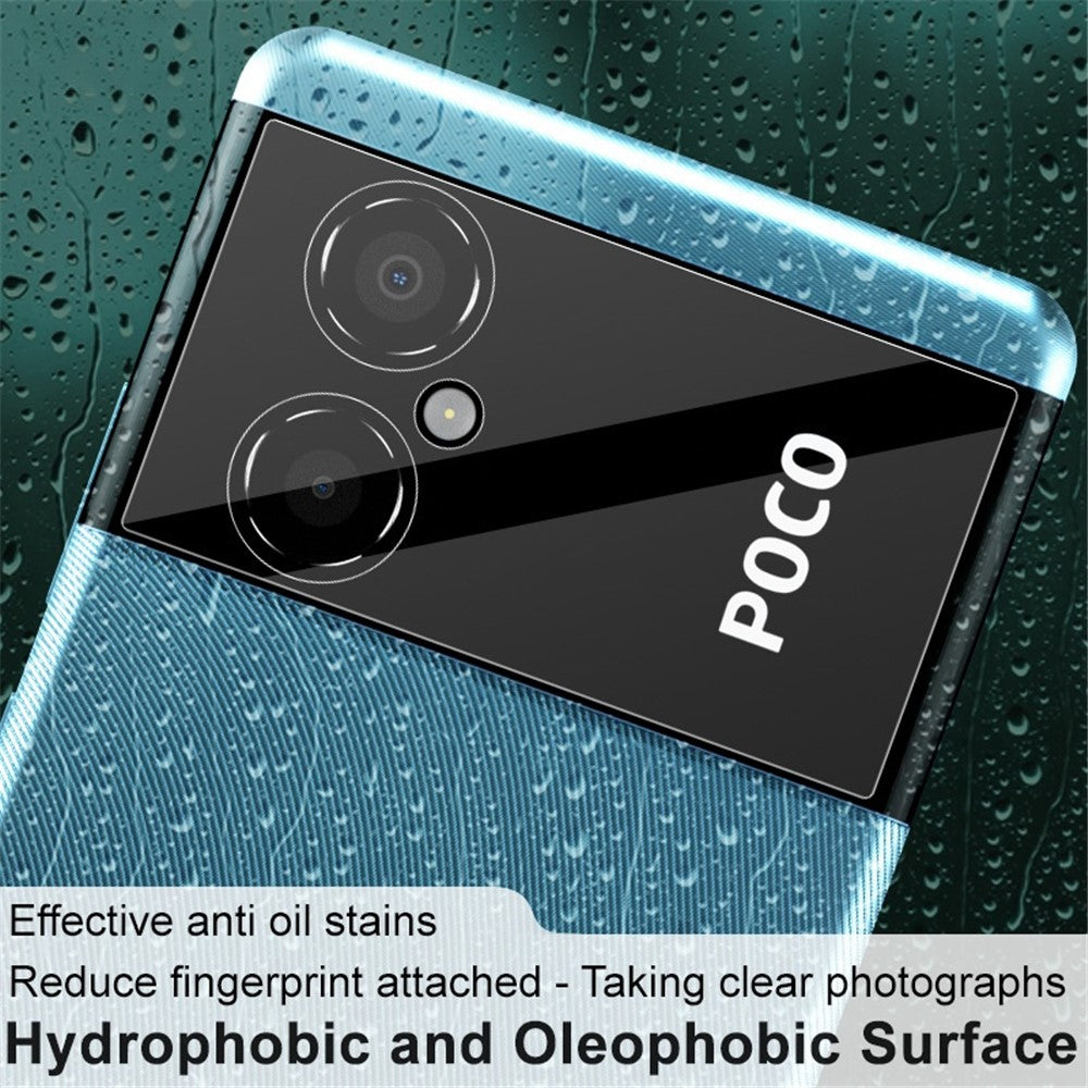 Tempered Glass Camera Lens Film+Acrylic Lens Cap IMAK for Xiaomi Poco M4 5G
