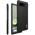 Carbon Fibre Textured PU Leather Case IMAK Ruiyi Series for Google Pixel 6a