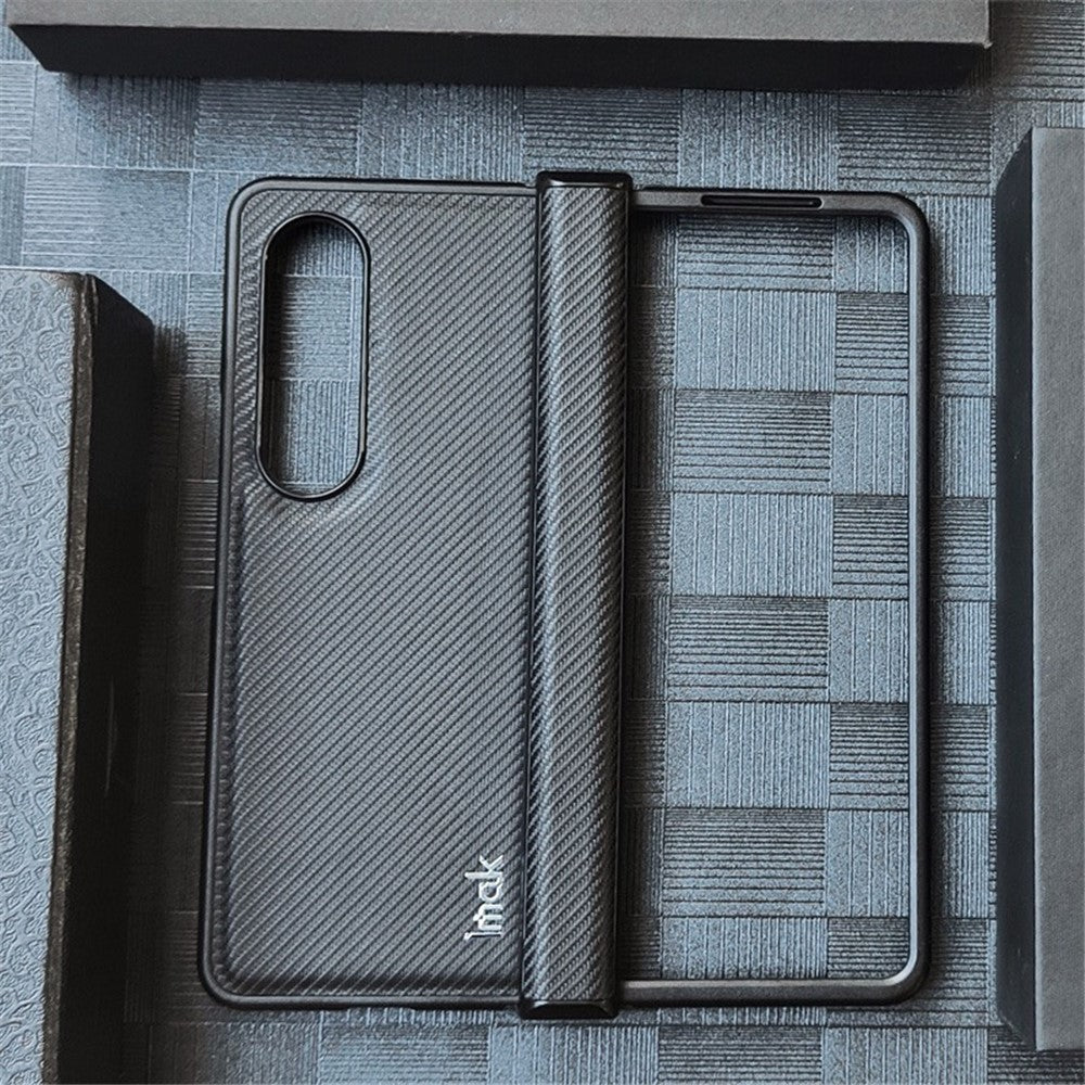 Carbon Fibre Textured Phone Case IMAK Ruiyi Series for Samsung Galaxy Z Fold 4 5G