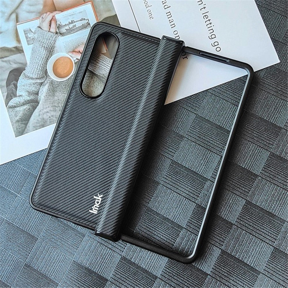 Carbon Fibre Textured Phone Case IMAK Ruiyi Series for Samsung Galaxy Z Fold 4 5G