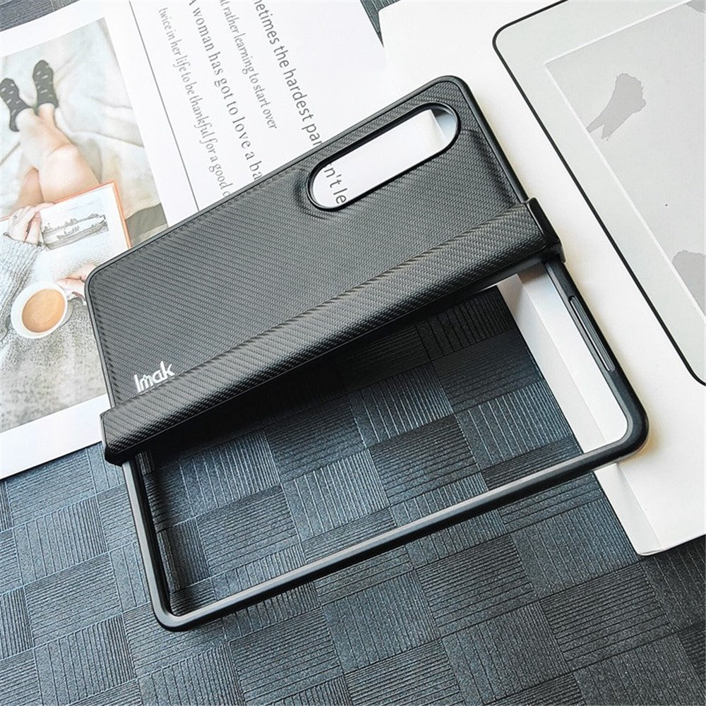 Carbon Fibre Textured Phone Case IMAK Ruiyi Series for Samsung Galaxy Z Fold 4 5G