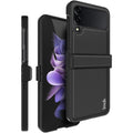 Carbon Fibre Textured Phone Case IMAK Ruiyi Series for Samsung Galaxy Z Flip 4 5G