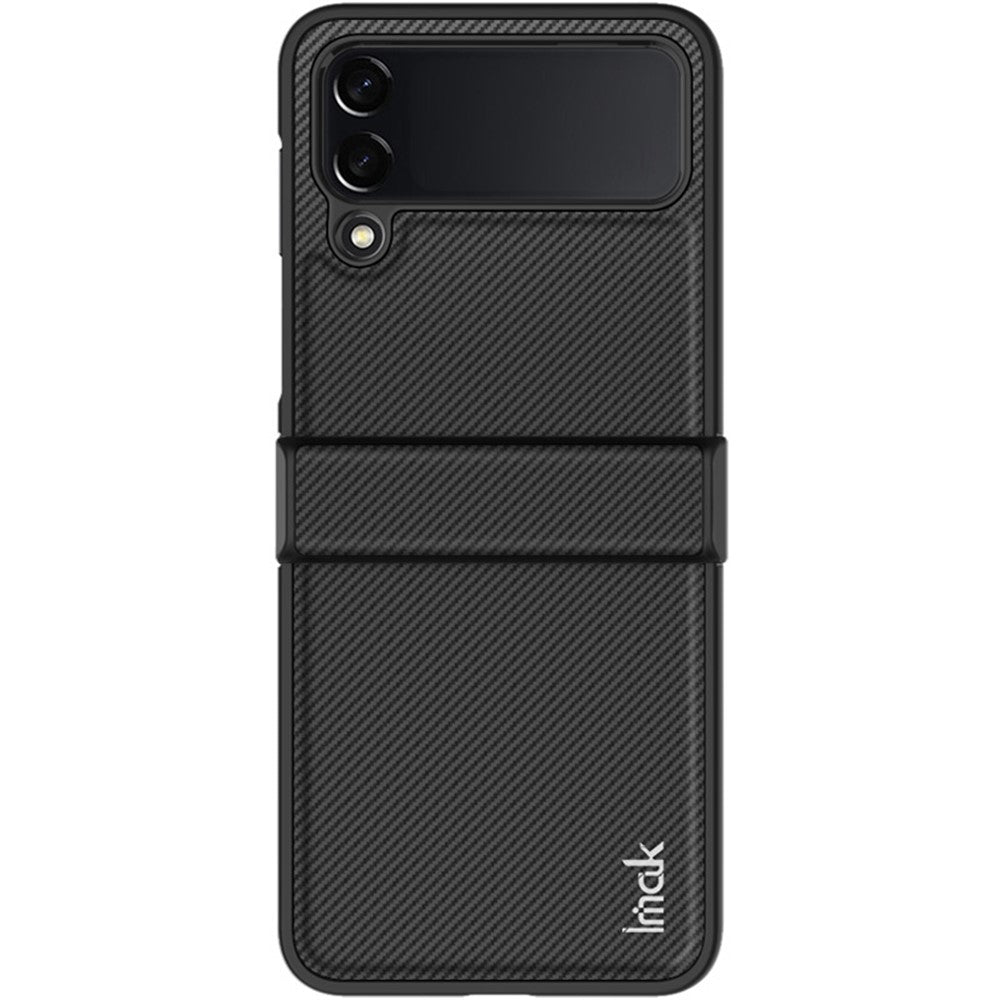 Carbon Fibre Textured Phone Case IMAK Ruiyi Series for Samsung Galaxy Z Flip 4 5G