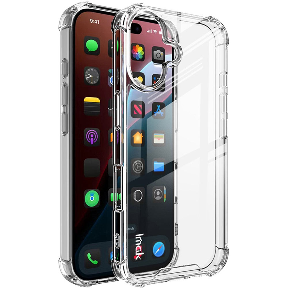 TPU+PC Shockproof Phone Case IMAK For iPhone 16 with Airbag Corners