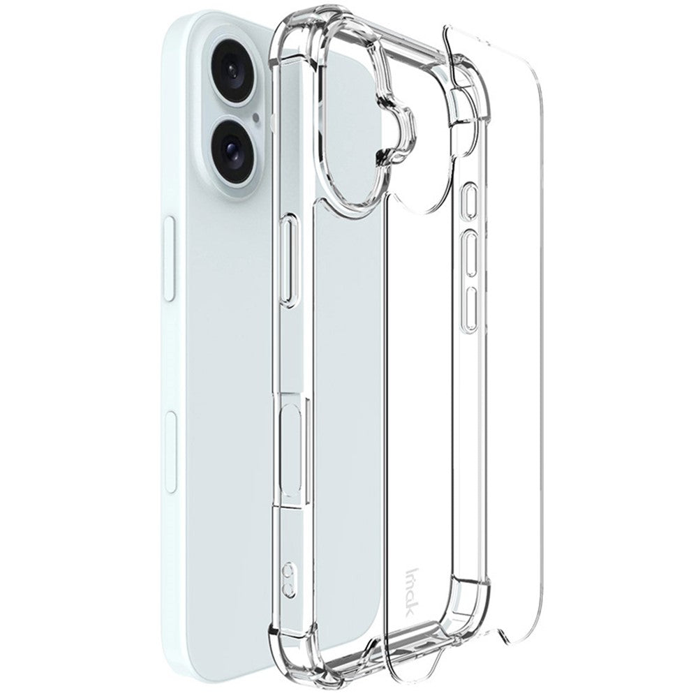 TPU+PC Shockproof Phone Case IMAK For iPhone 16 with Airbag Corners