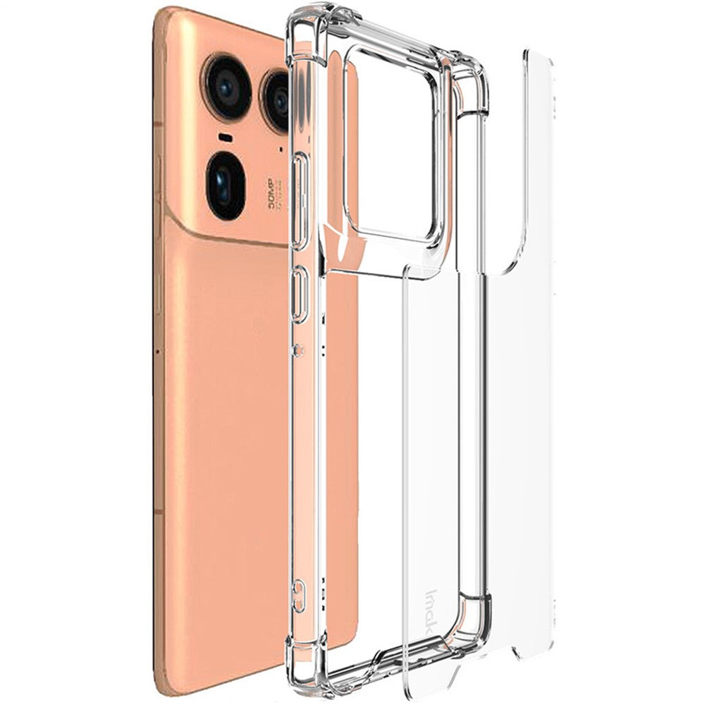 PC+TPU Shockproof Clear Phone Case IMAK For Motorola Edge 50 Ultra 5G / Moto X50 Ultra 5G
