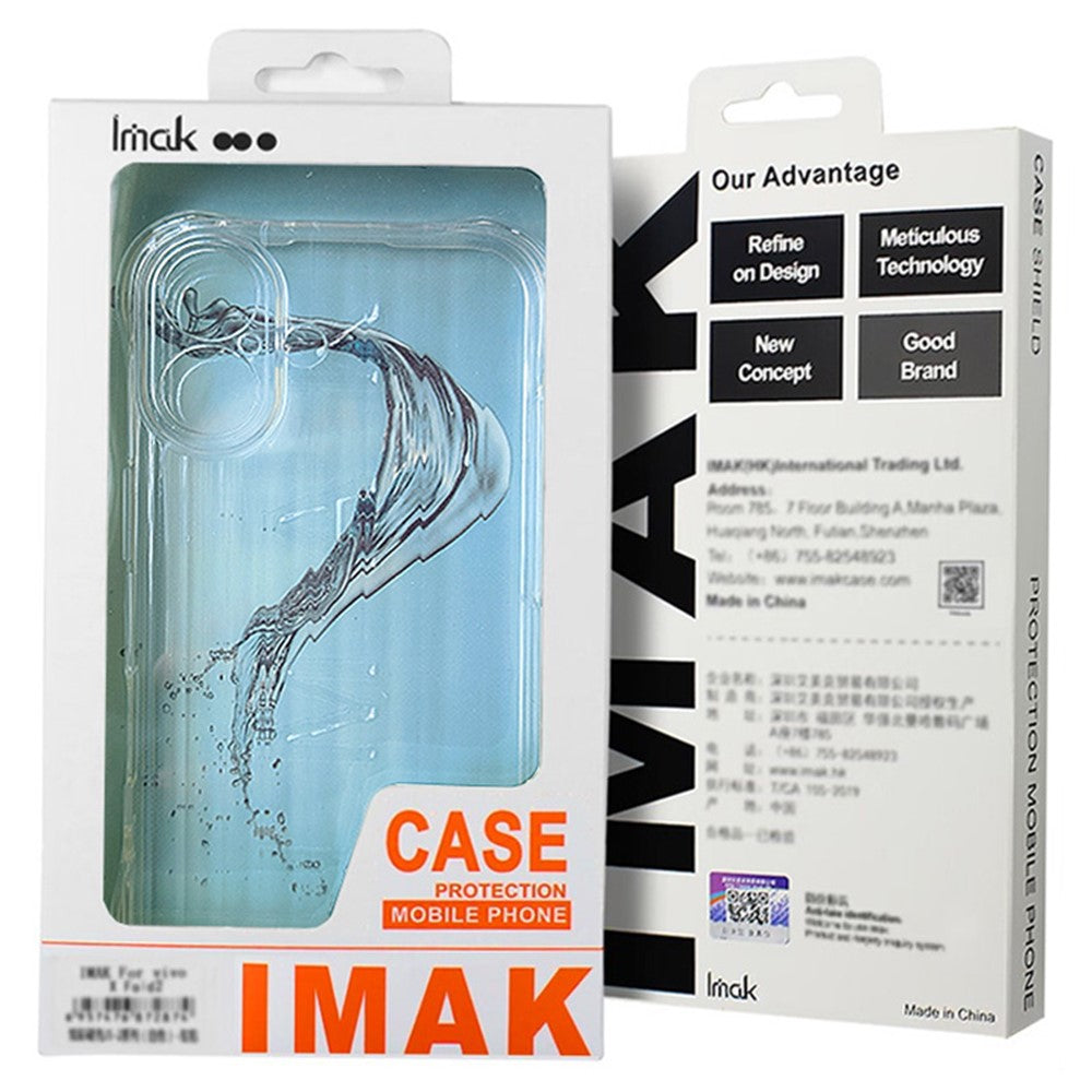 PC+TPU Shockproof Clear Phone Case IMAK For Motorola Edge 50 Ultra 5G / Moto X50 Ultra 5G