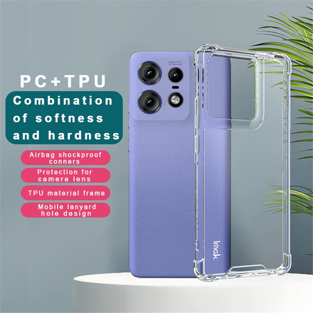 PC+TPU Material Phone Case with Airbag Corners IMAK For Motorola Edge 50 Pro 5G