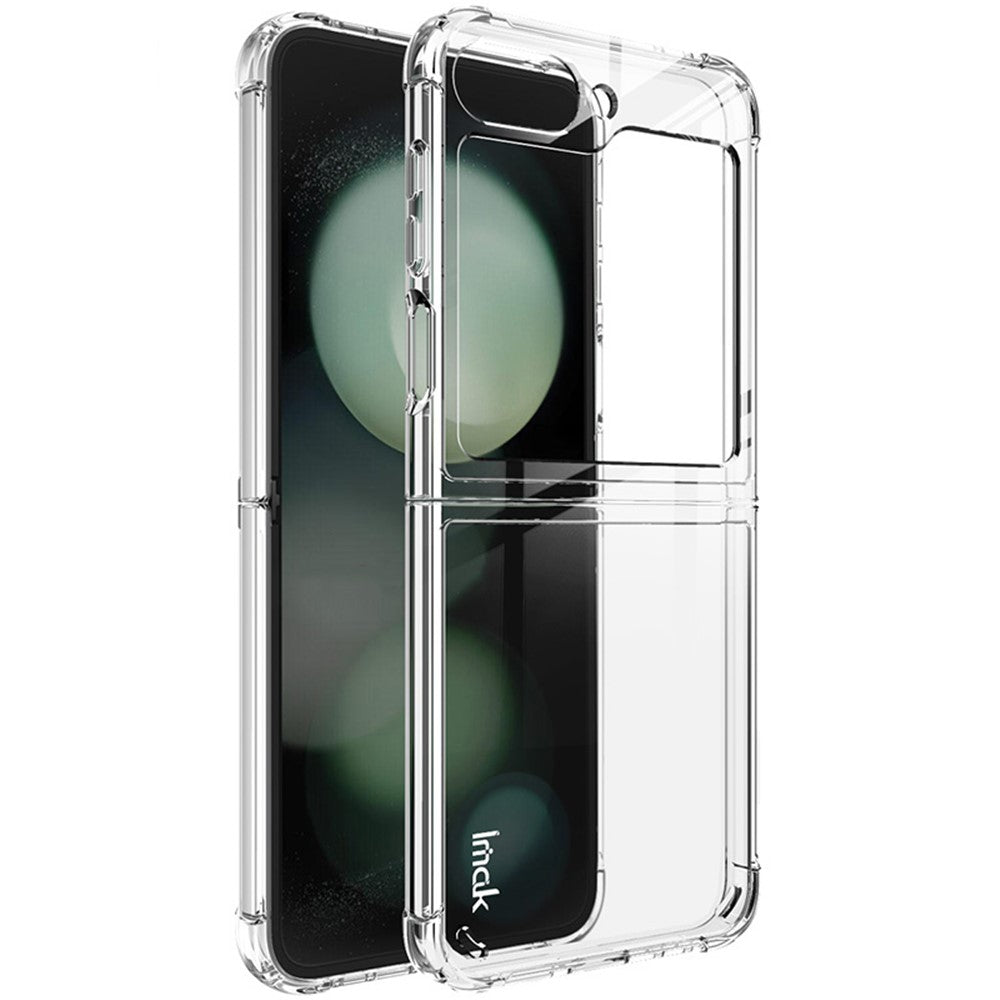 PC+TPU Clear Phone Case with Airbag Corners IMAK For Samsung Galaxy Z Flip7 FE 5G / Z Flip6 5G
