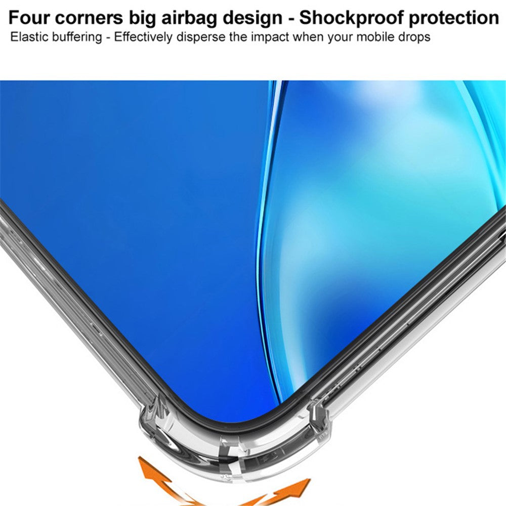 PC+TPU Clear Phone Case with Airbag Corners IMAK For Samsung Galaxy Z Flip7 FE 5G / Z Flip6 5G