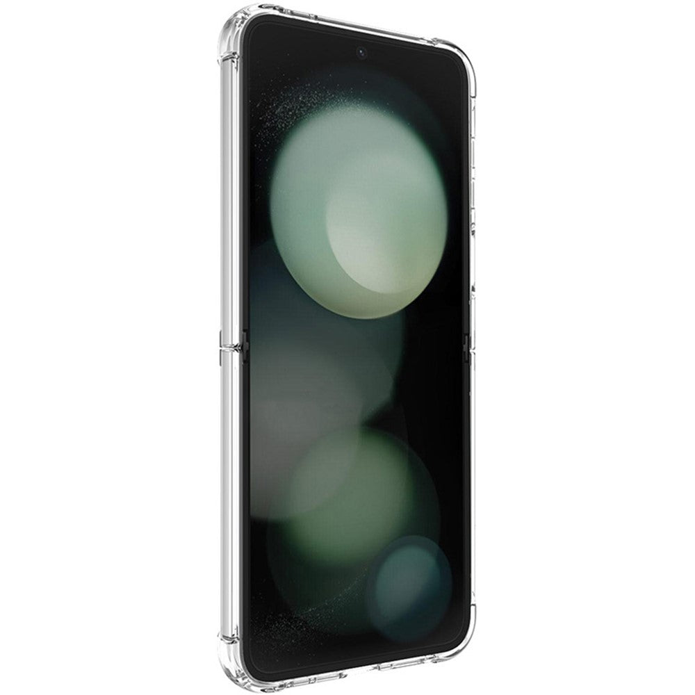 PC+TPU Clear Phone Case with Airbag Corners IMAK For Samsung Galaxy Z Flip7 FE 5G / Z Flip6 5G