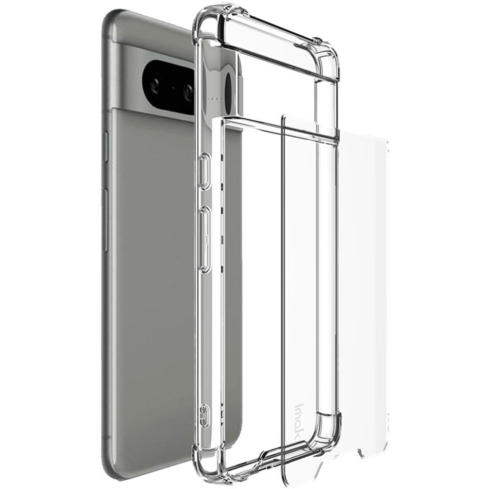 PC+TPU Shockproof Clear Case IMAK For Google Pixel 8